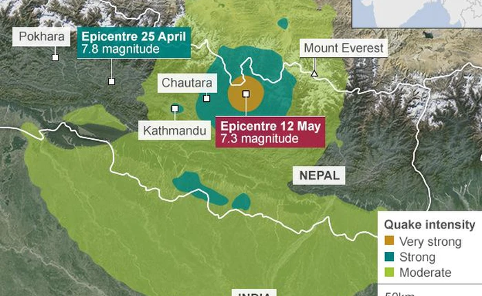 Vì sao Nepal tiếp tục bị động đất?