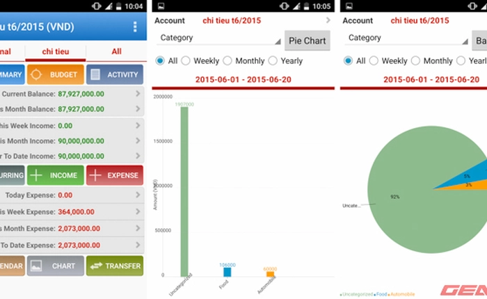 Quản lý chi tiêu hiệu quả, bước đệm làm giàu cùng Expense Manager