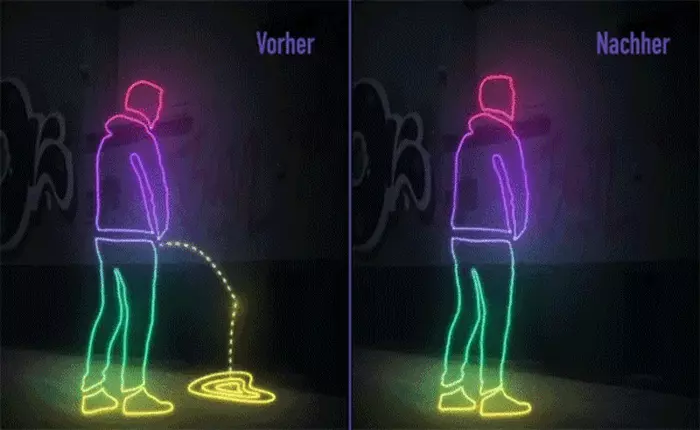 Chiến dịch sơn chống nước cực hữu hiệu làm những người tiểu bậy nơi công cộng phải lĩnh đủ