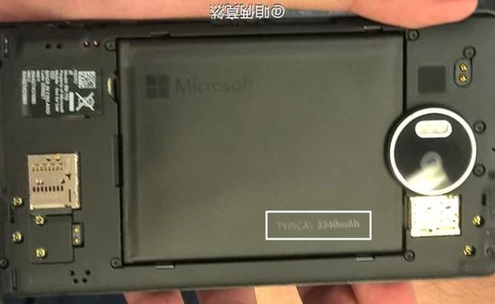 Lumia 950 XL có nắp lưng thảo rời, viên pin dung lượng 3.340 mAh?