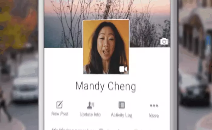 Facebook cho phép dùng video làm ảnh đại diện