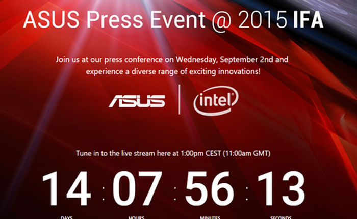 Asus tung teaser hé lộ ra mắt smartphone và smartwatch mới vào 2/9