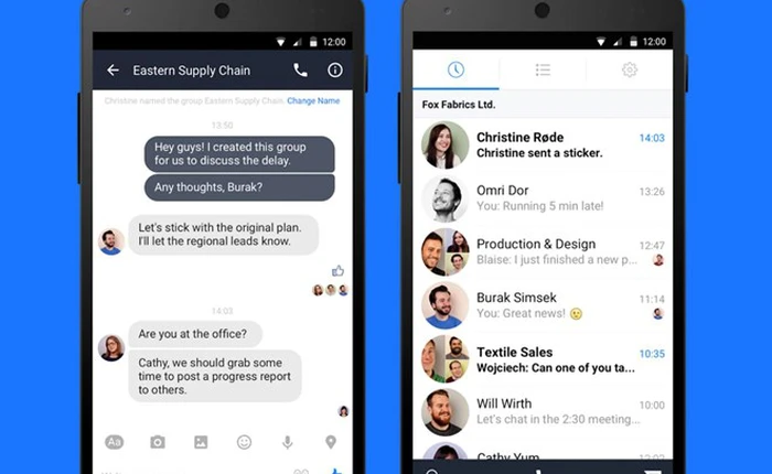 Facebook ra mắt phiên bản Messenger dành riêng cho công việc
