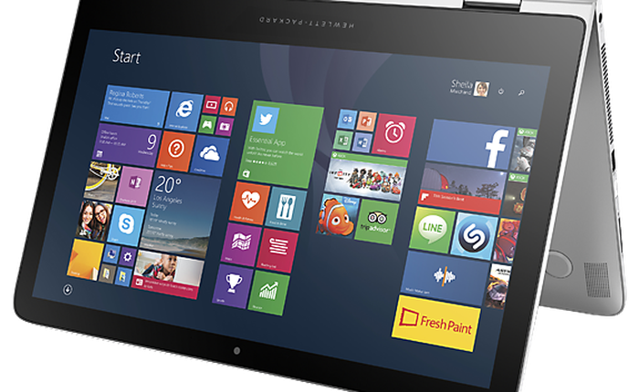 Cận cảnh laptop lai tablet HP Spectre x360: thiết kế đẹp, cấu hình mạnh mẽ, pin "trâu"