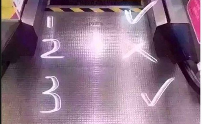 Có hay không vị trí "tử thần" trên thang cuốn đang khiến nhiều người hoang mang?