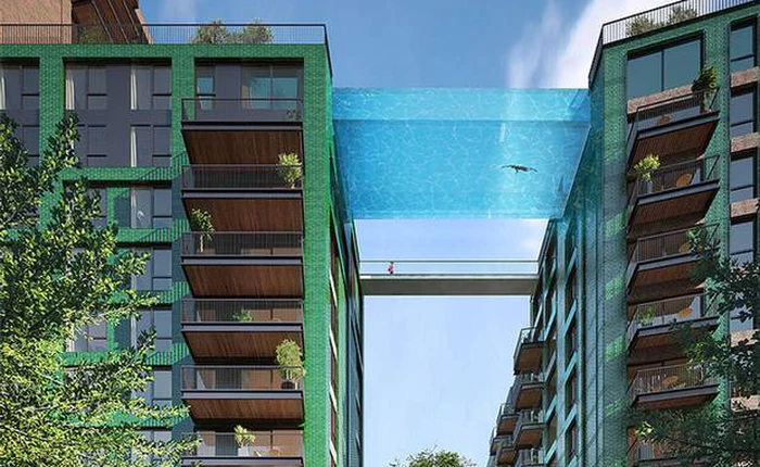 Hồ bơi giữa trời - dự án siêu "độc" tại Anh
