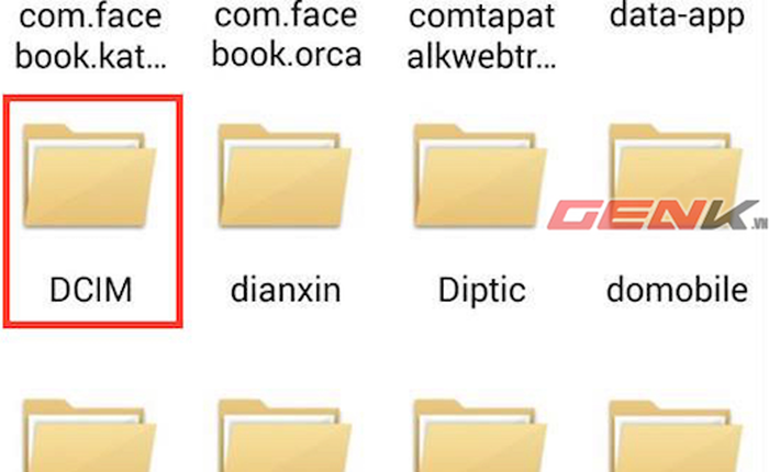 Tại sao ảnh của camera luôn nằm trong thư mục DCIM ?