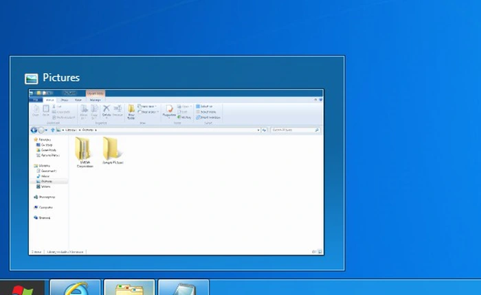 Giảm thời gian hiển thị AeroPeak trong Superbar của Windows