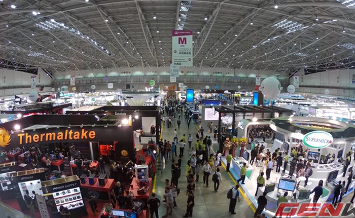 Toàn cảnh hội chợ Computex 2015 ngày đầu khai mạc