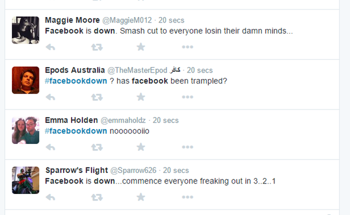 Facebook lại sập, không rõ nguyên nhân!