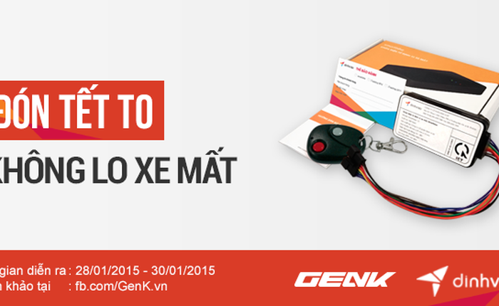 Tham gia "Đón Tết to, không lo xe mất" trúng bộ chống trộm Smartbike