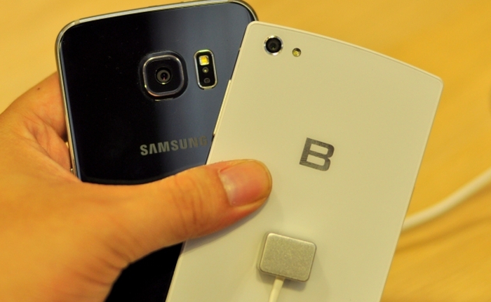 Đọ dáng siêu phẩm BPhone và Galaxy S6 edge
