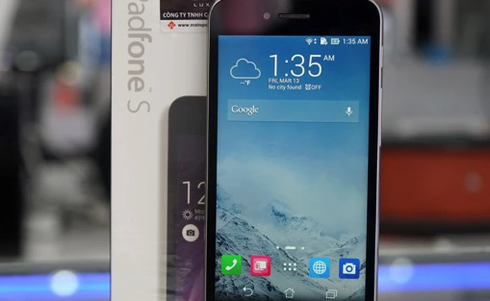 Mở hộp Asus PadFone S, smartphone cấu hình cao giá tốt