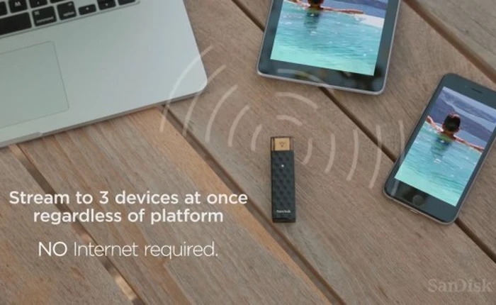 SanDisk tung ra USB phát wifi mà không cần cắm USB