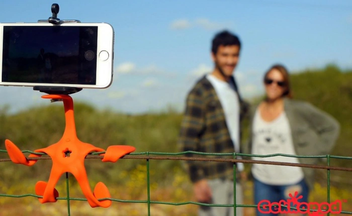 Chụp ảnh mọi lúc mọi nơi cực tiện lợi với chân máy đa năng Gekkopod