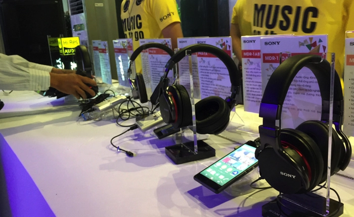 Sony ra mắt loạt sản phẩm Hi-Res mới tại Việt Nam