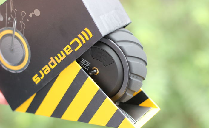 Loa di động Mrice Campers: thiết kế dị, chống nước tốt, đánh tạp ổn