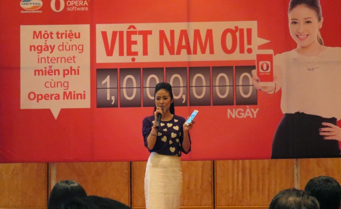 Một triệu ngày dùng internet miễn phí cùng Opera Mini