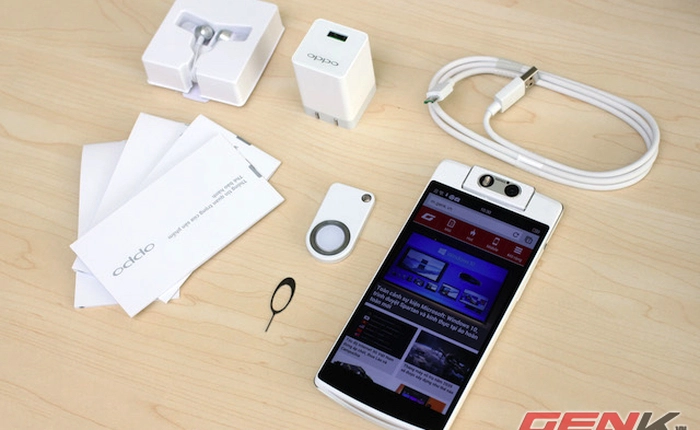 Mở hộp Oppo N3 vừa bán ra tại Việt Nam