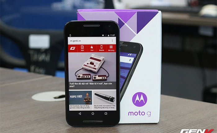Mở hộp Moto G 2015 đầu tiên tại Việt Nam - Bình mới rượu cũ
