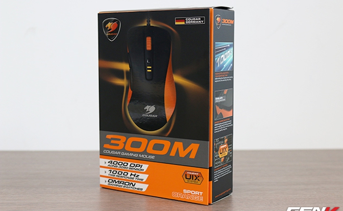 Tặng bạn đọc chuột chơi game Cougar 300M Yellow giá 870.000 đồng