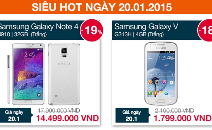 Mua sắm Tết sôi động với hàng công nghệ siêu khuyến mãi