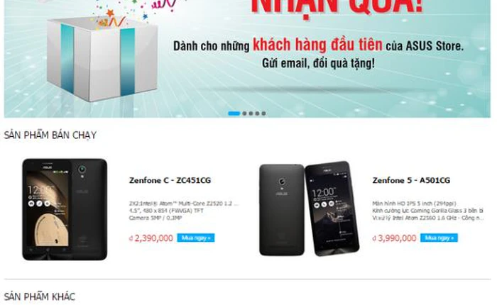 ASUS khai trương ASUS Store - Cửa Hàng Trực Truyến chính hãng tại Việt Nam