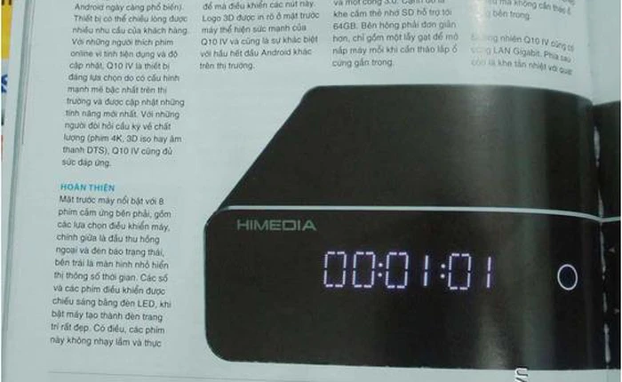 Himedia Q10 IV - Android HD Box ấn tượng 2015