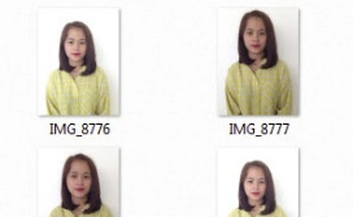 Chụp ảnh thẻ trong lúc nguy cấp và hậu kì đơn giản