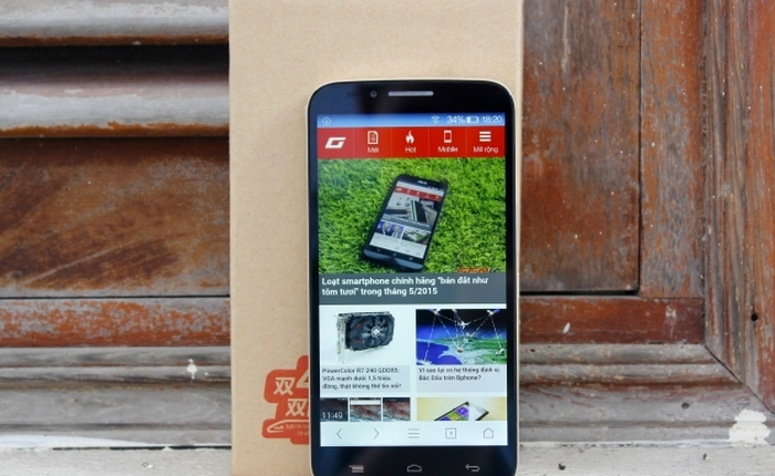 Mở hộp smartphone TCL M2U: dày dặn, chắc chắn kiểu lực điền