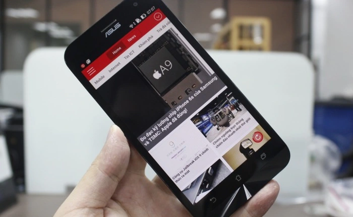 Cận cảnh smartphone ZenFone 2 Laser 5.0 tại Việt Nam