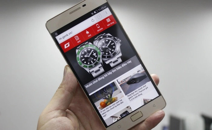 Cận cảnh smartphone "pin trâu" Lenovo Vibe P1 đầu tiên tại Việt Nam