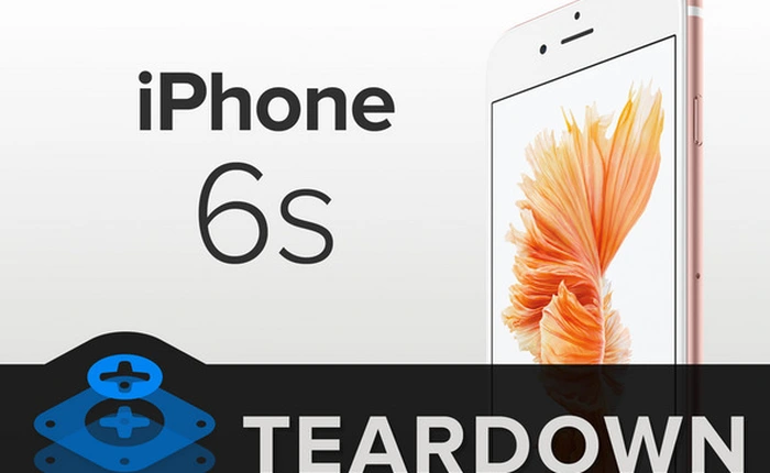 "Mổ bụng" iPhone 6s Rose Gold: Khá dễ sửa chữa