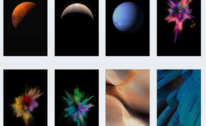 Tải về bộ hình nền mới trên iOS 9 beta 5