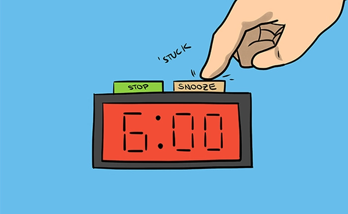 Mỗi lần nhấn “Snooze” trên đồng hồ báo thức, bạn đang tự giết chính mình