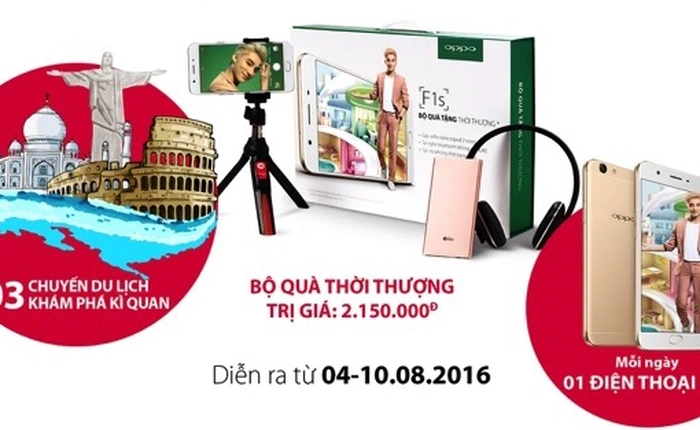 Chọn F1s – Selfie đẹp mê hồn, rước quà mỏi tay tại FPT Shop