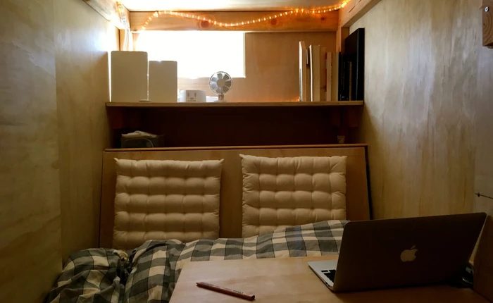 Nếu muốn tiết kiệm tiền thuê nhà, hãy học theo anh chàng thiết kế này