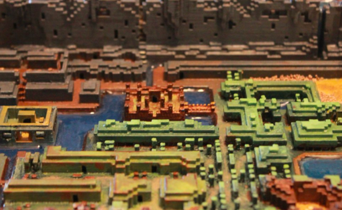 Thế giới trong trò chơi Legend of Zelda huyền thoại được tái hiện qua máy in 3D