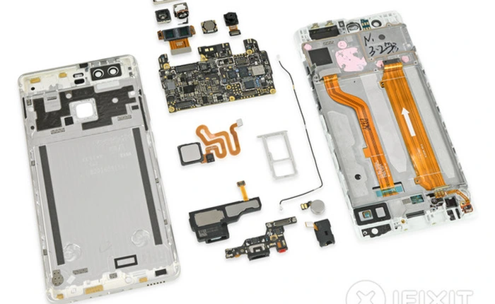 iFixit mổ bụng Huawei P9: dễ sửa chữa, không có chi tiết Leica, ít sử dụng keo