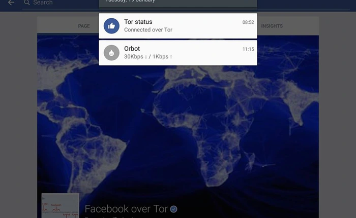 Facebook trên Android tích hợp Tor, công cụ của các hacker