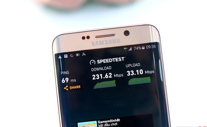 Tốc độ thử nghiệm 4G VinaPhone nhanh hơn cáp quang, chạm ngưỡng 29 MB/s