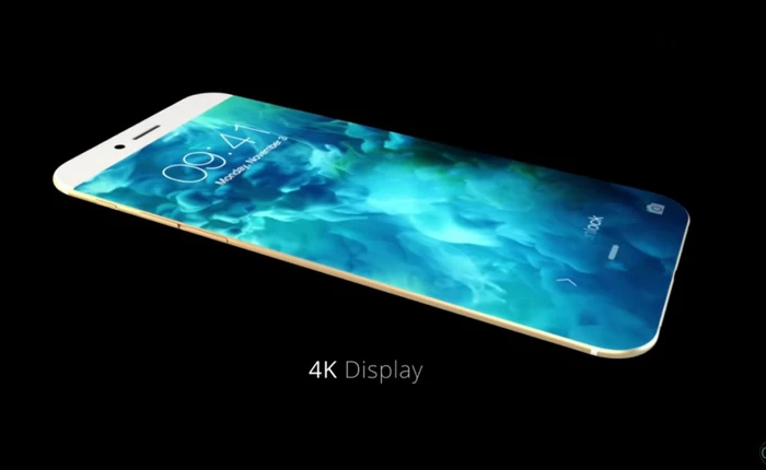 Xem ý tưởng iPhone 7 mỏng như tờ giấy, màn hình 4K, camera selfie 12 MP
