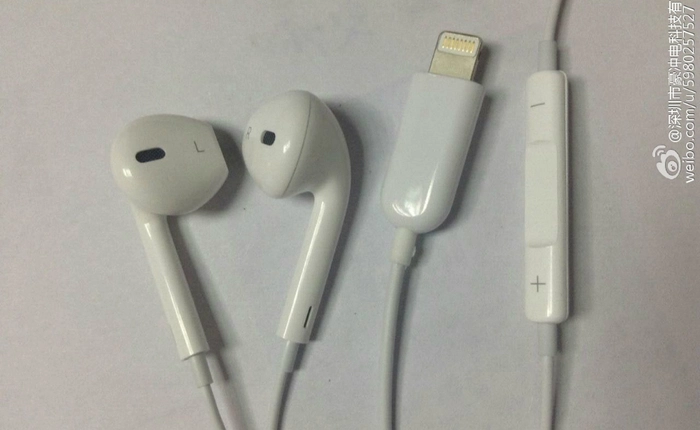 Tiếp tục lộ ảnh thực tế tai nghe lightning mới của iPhone 7