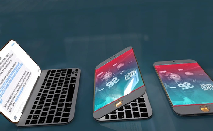 [Video] Lạ lẫm với ý tưởng iPhone 7 có 2 màn hình và bàn phím cứng