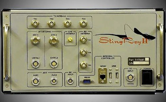 Đây là hình ảnh về thiết bị theo dõi tín hiệu điện thoại của cảnh sát Mỹ