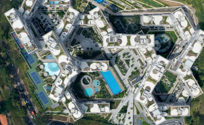 Quanh năm nóng nực, người Singapore đã nghĩ ra kiến trúc chung cư giúp mát mẻ tuyệt vời