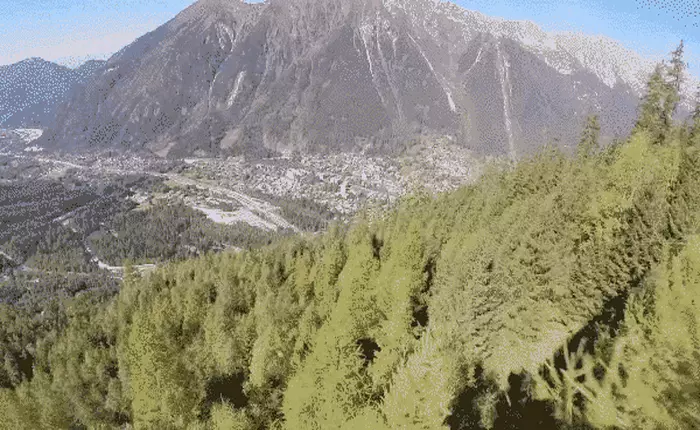 Anh chàng đang bay lượn trên bầu trời thì tông vào ngọn cây với vận tốc 144km/h