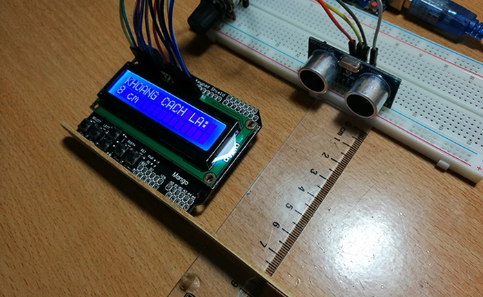 Hướng dẫn chế tạo thước đo siêu âm cực ngầu, đo được tới 4 mét, sai số 1 centimet, giá chưa tới 300 ngàn
