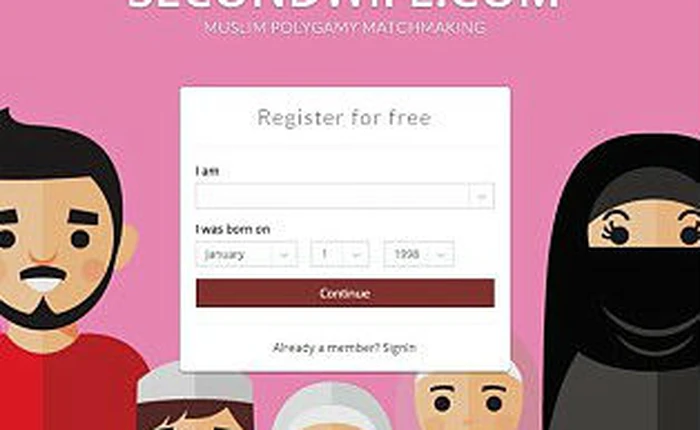 Doanh nhân Ả Rập tạo trang web hỗ trợ người dùng tìm vợ bé