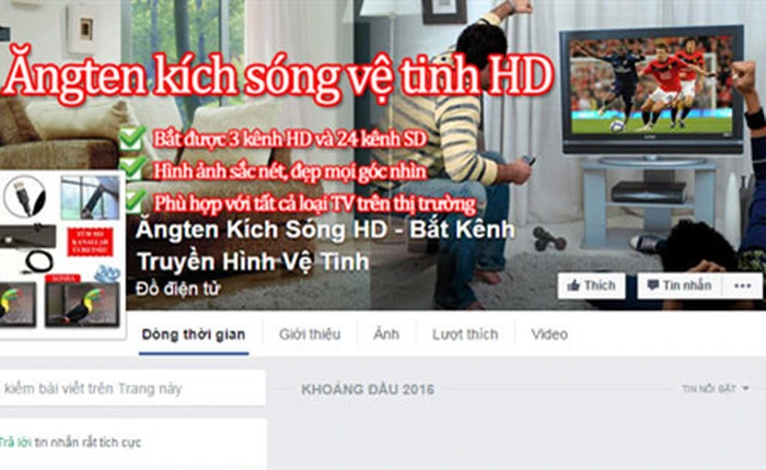 Quảng cáo “nổ” để lừa bán anten truyền hình với giá cắt cổ